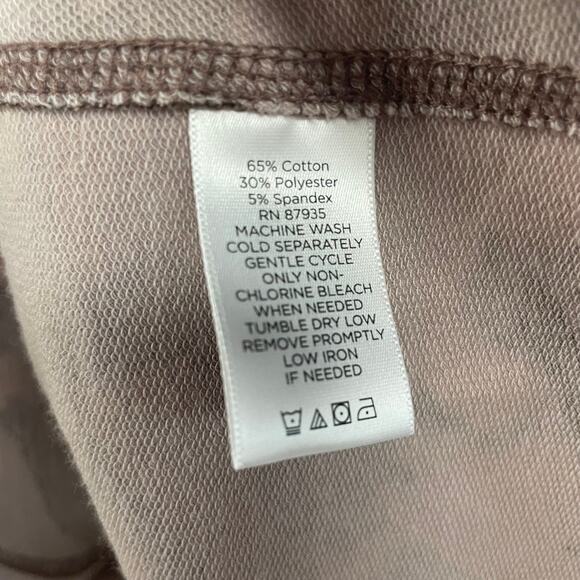 LOGO by Lori Goldstein Pink Yellow Camo Print Snap Button Front Cardigan Small - Picture 5 of 6